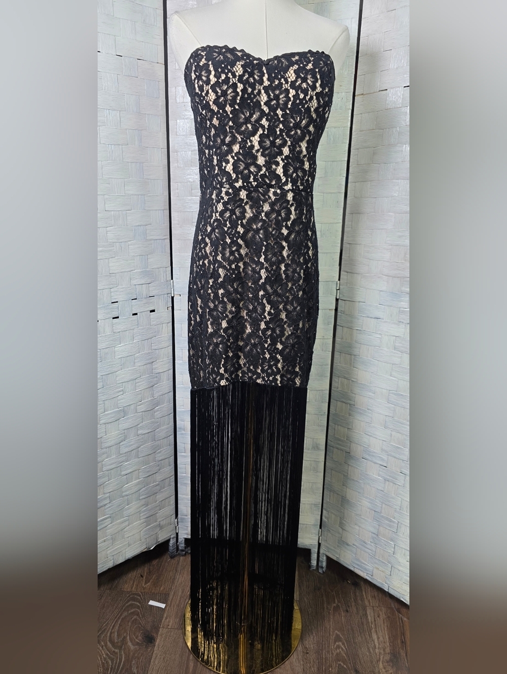 LULU'S Strapless Fringe Dress - Picture 9 of 10